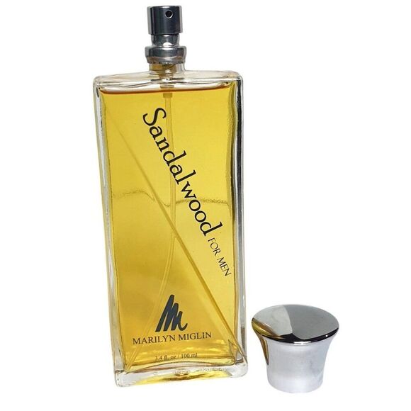 Vtg Marilyn Miglin Sandalwood For Men Eau De Toilette 3.4 Fl Oz NEW - Picture 5 of 5